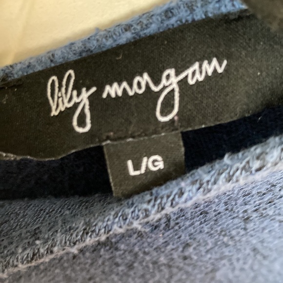 ❤️‍🔥5/20$ LILY MORGAN 💫 Women’s Blue Soft Crisscross Back Round Neck Top - Picture 8 of 9